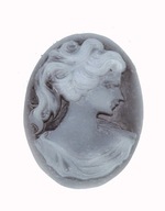 H1522 RESIN CABOŠON CAMEO oplet 13mm 4ks