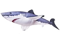 GABY plyšový vankúšik ryba SHARK mini 53cm