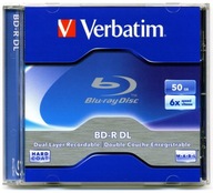 VERBATIM BD-R DL BLU-RAY 50GB 6x Púzdro na šperky 1 ks.