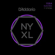 Gitarové struny D'addario NYXL 11-64 7 struny