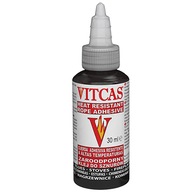 Tepelne odolné lepidlo na šnúry čierne 30 ml VITCAS