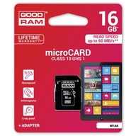 PAMÄŤOVÁ KARTA GOODRAM micro SDHC 16GB Class10 UHS1