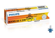 Žiarovky Philips BAX 8,4d 1,2W 12V Modrá