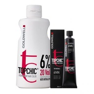 FARBA GOLDWELL TOPCHIC 60 ml + OXIDANT 60 ml