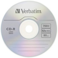 Disky VERBATIM CD-R 700MB 52x10 v obálkach