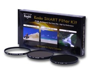 Sada filtrov Kenko SMART 43mm: CPL ND8 Protector