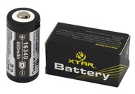 Xtar 16340 R-CR123 3,7V Li-ion batéria 650mAh