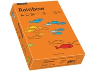 Papier do tlačiarne Rainbow A4 80g R26 tmavo oranžový