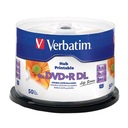 VERBATIM DVD+R DL pre tlač 8,5 GB 8x koláč 50 Wa-Wa