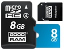 GOODRAM MICRO SD KARTA 8GB PAMÄŤ + SD ADAPTÉR