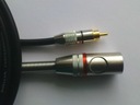 Kábel SHELLER 1RCA (cinch) / XLR samec 4m