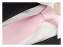 SILK 100% pánska hodvábna kravata PINK kj221