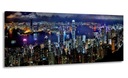 HONGKONG PANORAMA OBRAZ 150x60 DO OBÝVAČKY