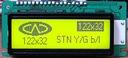 ART Nový grafický LCD 122x32 rozmer 2x16 LED-Y/G N6