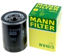 FILTER MANN OLEJOVÝ FILTER W610/3 FIAT BENZÍN