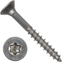 Nerezové skrutky do dreva 5x70mm Torx 100ks A2