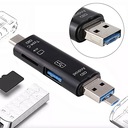 GSM ČÍTAČKA KARIET OTG 4v1 USB TYP C MIKRO