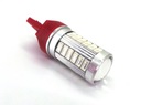 LED 7440 červená 12-24V W21W canbus 1000lm