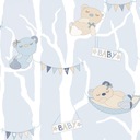 Tapeta Sleeping Bears Favola 3203 meringue modrá