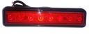 LED STOP LAMP 8 LED SMD červená 12/24v 20x5cm