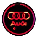 LED SVETLÁ LOGO PAD AUDI PROJEKTOR ČERVENÁ