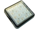 silné 16 LED svietidlo 12x12cm spätné cúvanie 12v 24