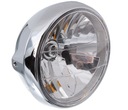 LAMPA REFLEKTOR CHROME 7 PALCOV H4 12V 60/55W CHOPPER