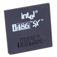 CPU INTEL A80486SX-33 33MHz s.PGA168 8Kb FVAT23