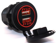 USB 5V 4,2A NABÍJAČKA DO AUTO ZÁSUVKY 12V C