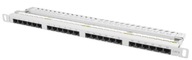 PATCH PANEL 24 PORT 0,5U CAT.6 UTP GREY LANBERG