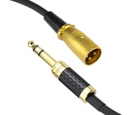Kábel kábel 6,3 Jack stereo XLR samec Klotz 3m