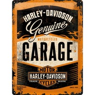 Plagát HARLEY-DAVIDSON GARAGE kovový 30x40