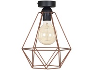 Priemyselná lampa PLAFON LOFT retro edison medená