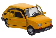 FIAT 126 P WELLY METAL MODEL 1:34 ŽLTÉ