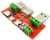 Multi adaptér USB napájací rozbočovač ___BTE-174