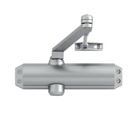 Dverový zatvárač + rameno ASSA ABLOY DC120, strieborné