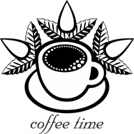 NÁLEPKA na stenu KUCHYŇA Šálka ​​na kávu 100 cm