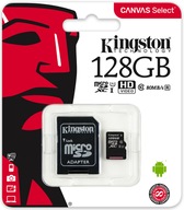 KINGSTON PAMÄŤOVÁ KARTA 128GB MICRO SD trieda 10 UHS