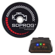 Rozhranie motora PL SDPROG OBDII + iCar PRO WiFi