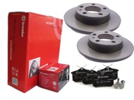 BREMBO ZADNÉ DISKY + DLOŽKY SEAT TOLEDO II LEON