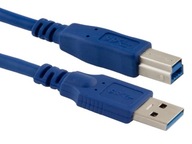 Značkový USB 3.0 kábel pre A-B MM tlačiareň, 3m