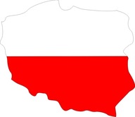 Obrysy Obrysová mapa Poľska vyrobená z polystyrénu ORZEŁ 40