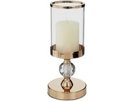 Svietnik Glamour Lantern 1 Crystal Luxury Gold