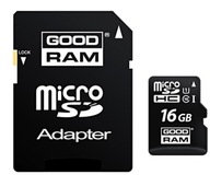 KARTA GOODRAM 16GB UHS1 CLASS 10 MICRO SD + AD